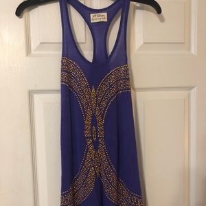 Torn by Ronny Kobo Embellished Tank